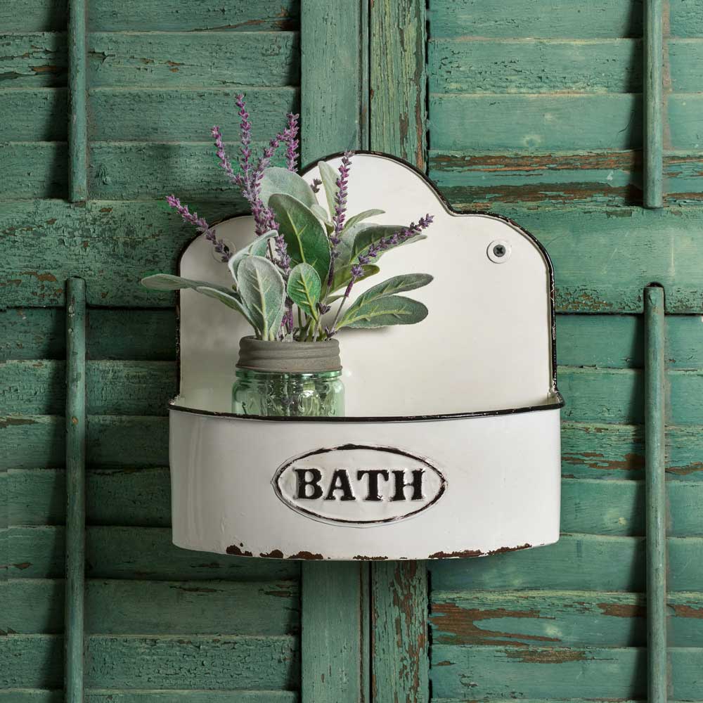 Bowed Bath Wall Caddy