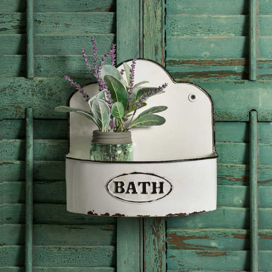 Bowed Bath Wall Caddy