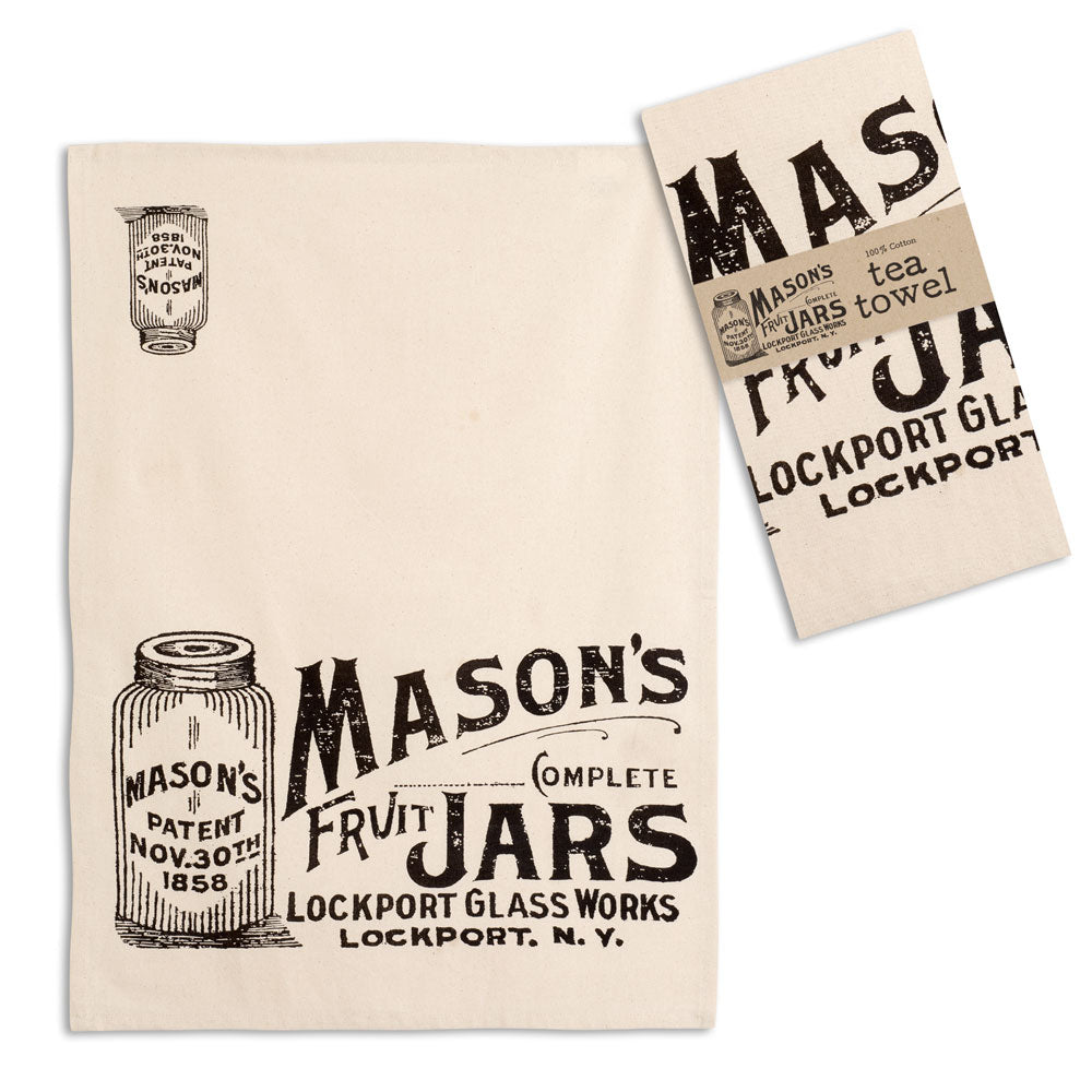 Mason Jar Tea Towel