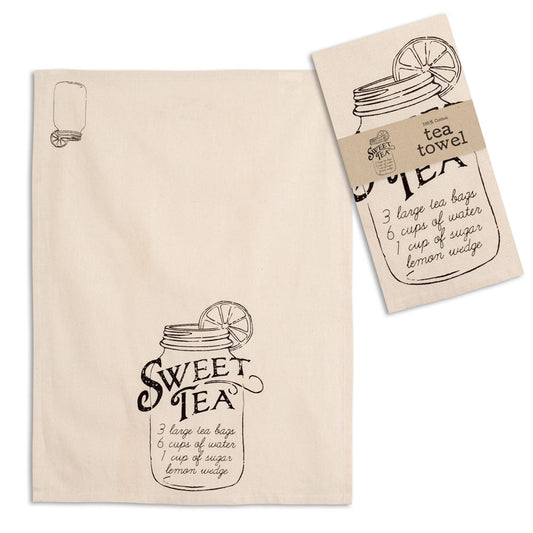 Sweet Tea Recipe Tea Towel
