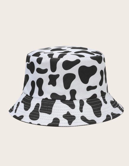 Cow Print Bucket Hat