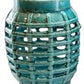 Small Blue Ceramic Lantern